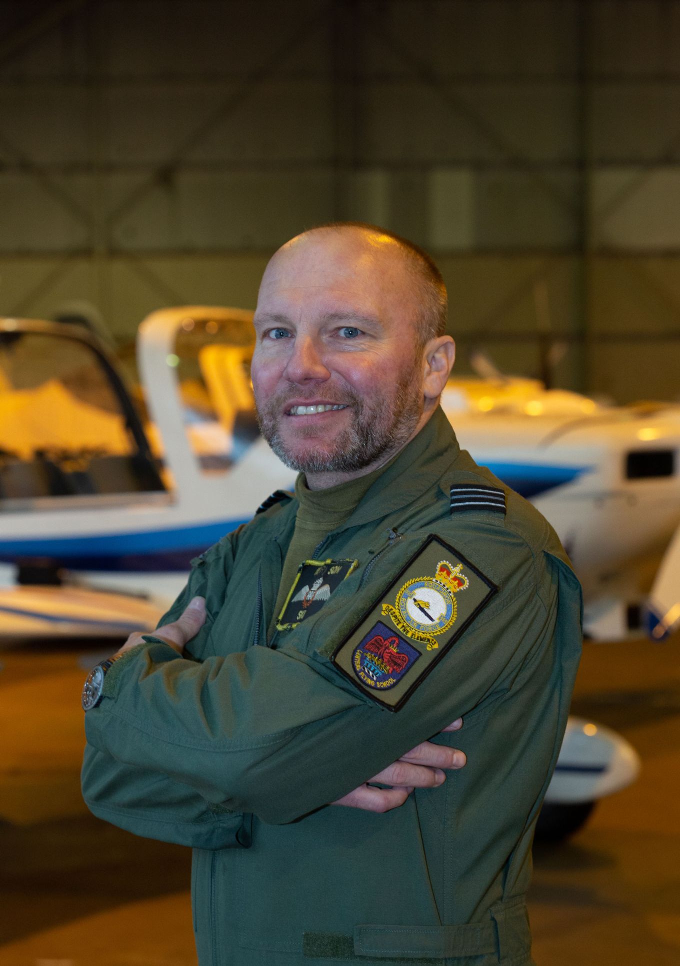Flt Lt Neil Owczarkowski at RAF Wittering