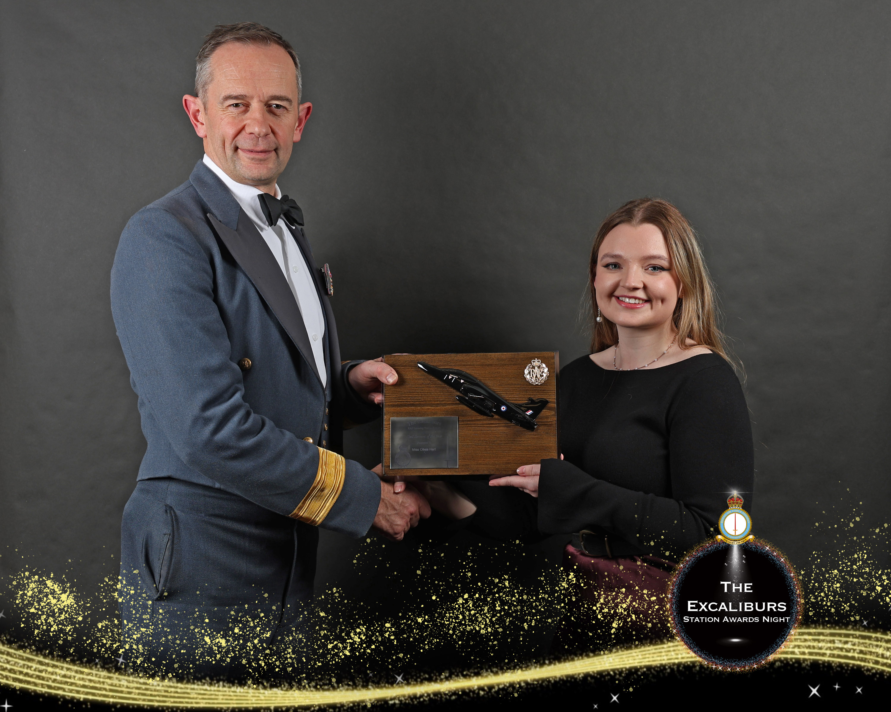 Olivia Hart receives her Civil Servant of the Year award