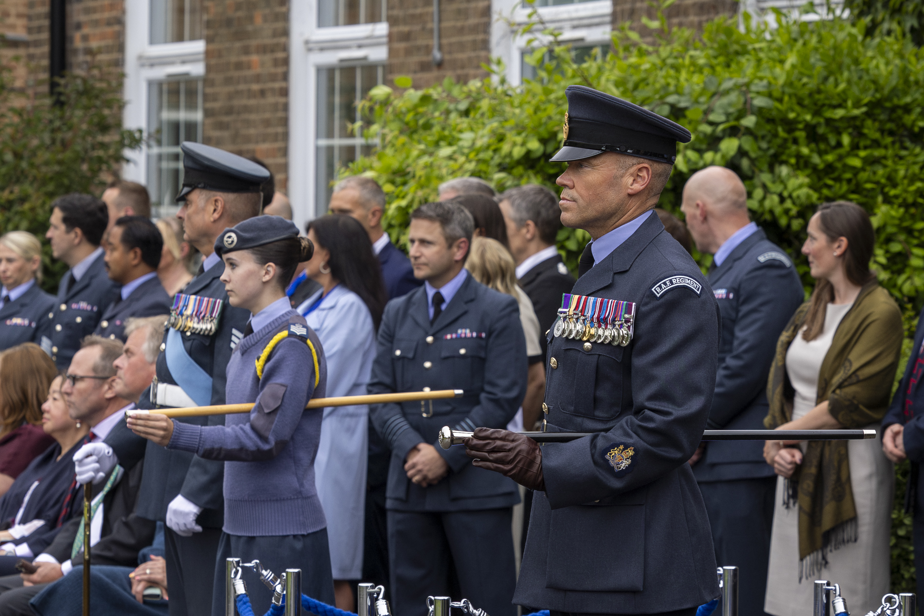 Cadet Flight Sergeant Tiffany at RAF Leeming's Annual Reception