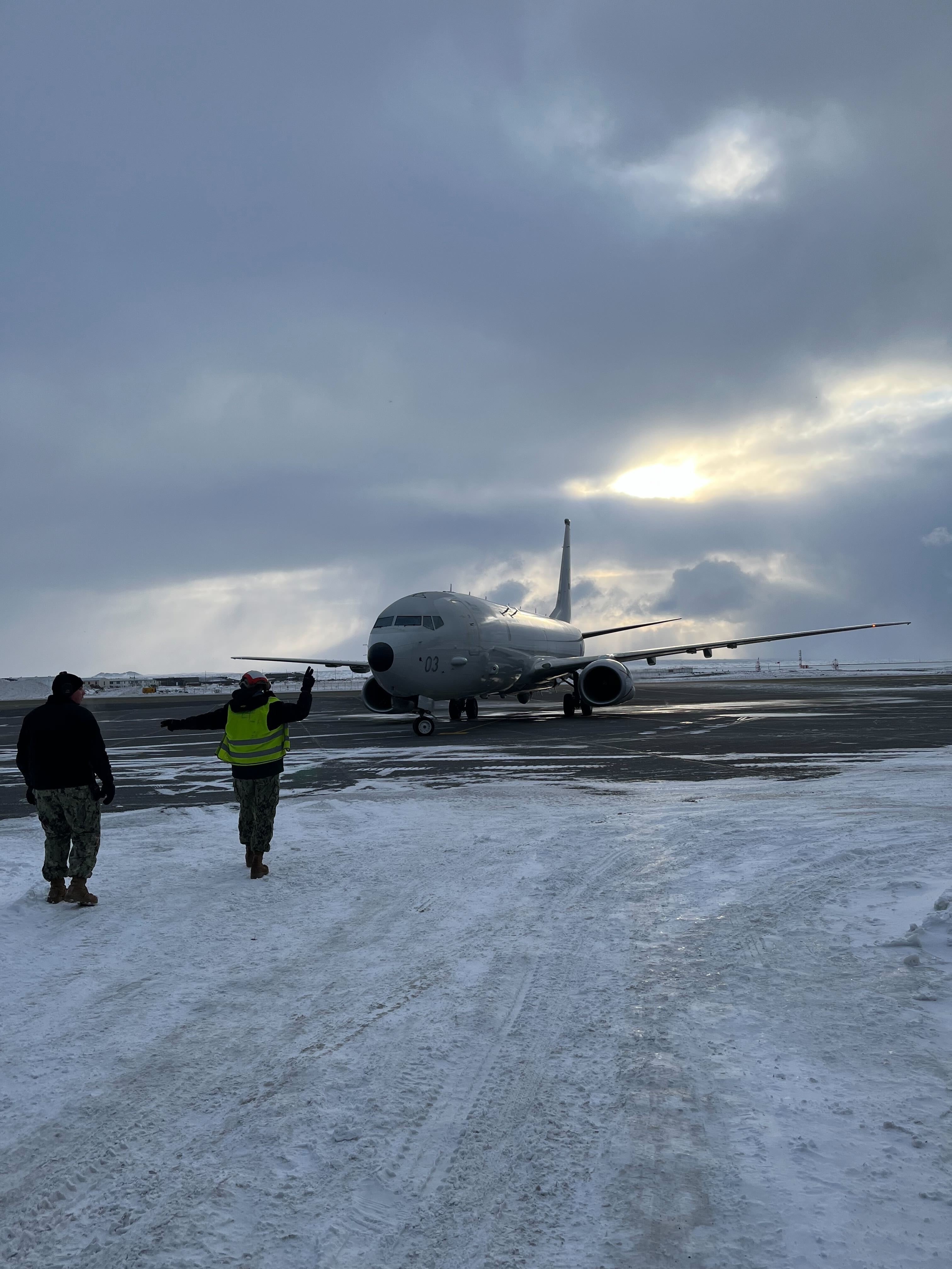 Poseidon on the runway.