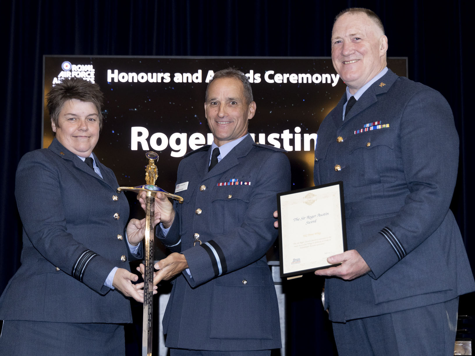 Roger Auston Sword Winner