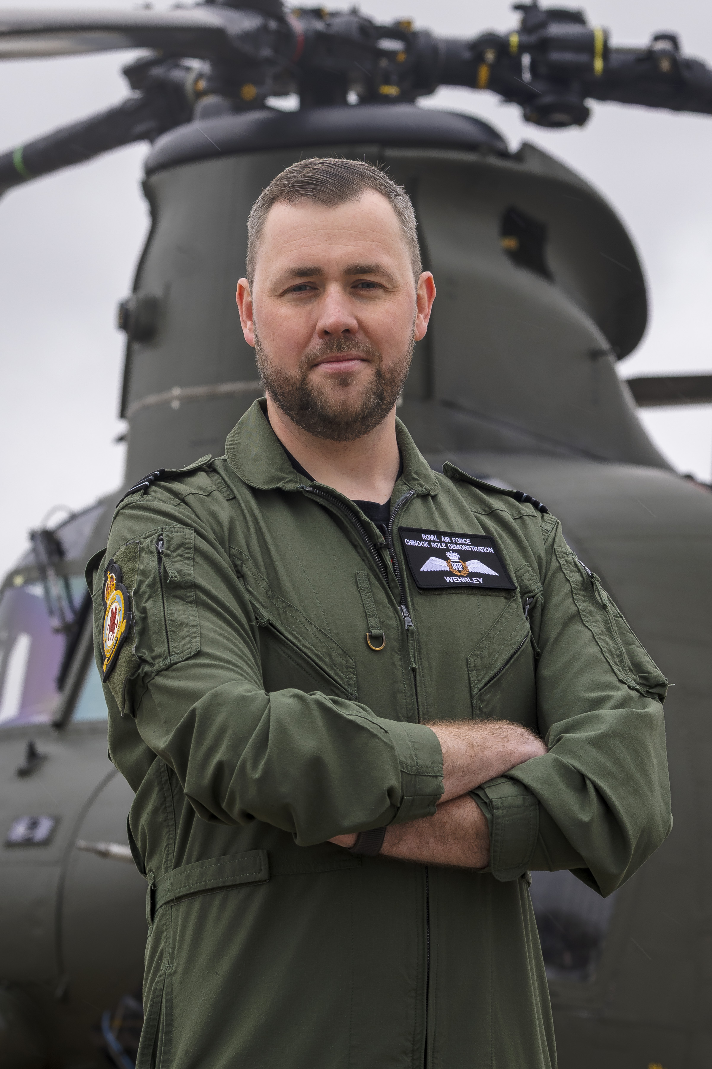 Portrait of Flt Lt Matthew Wehrle