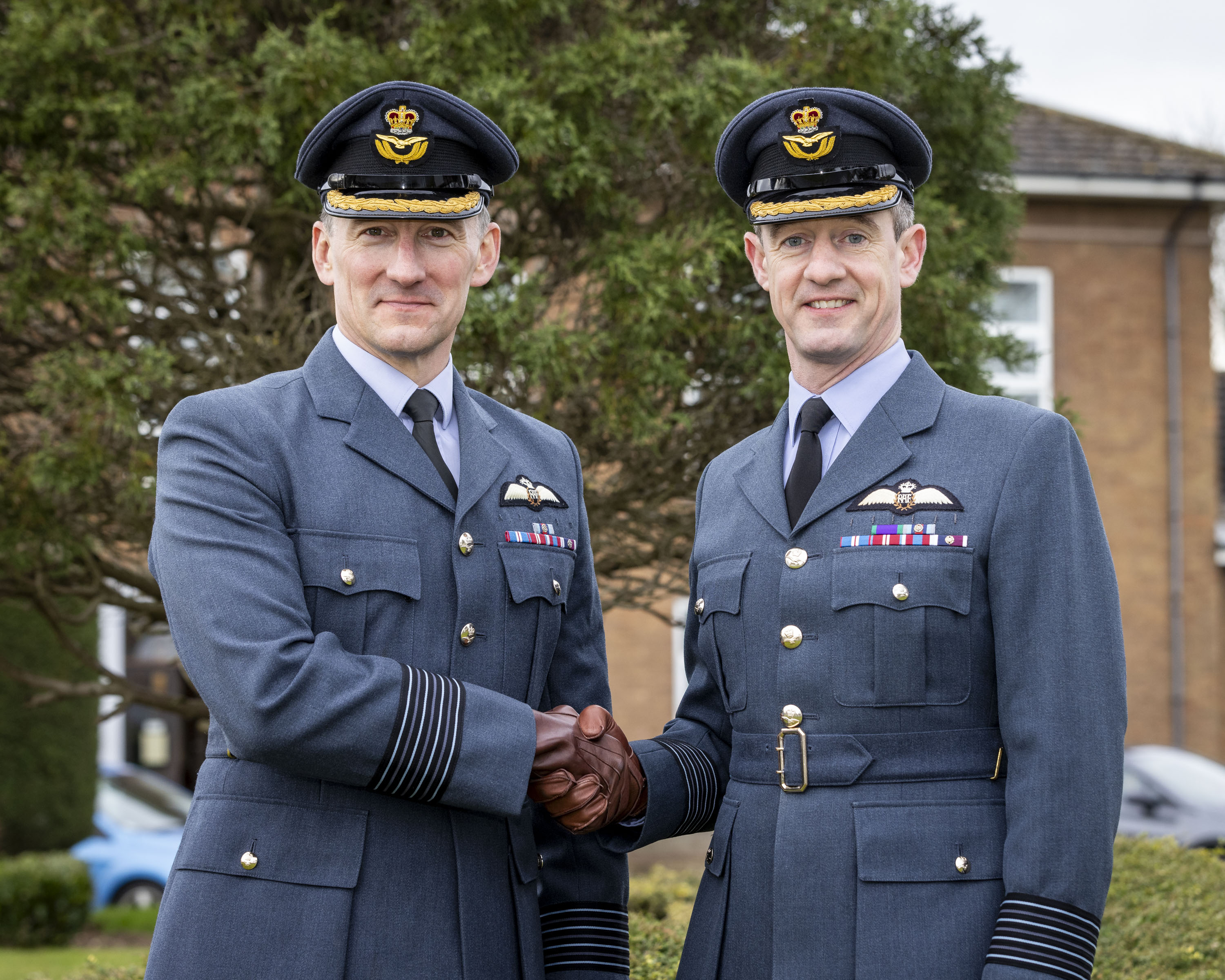 From left to right: Group Captain O’Grady and Group Captain Cooper
