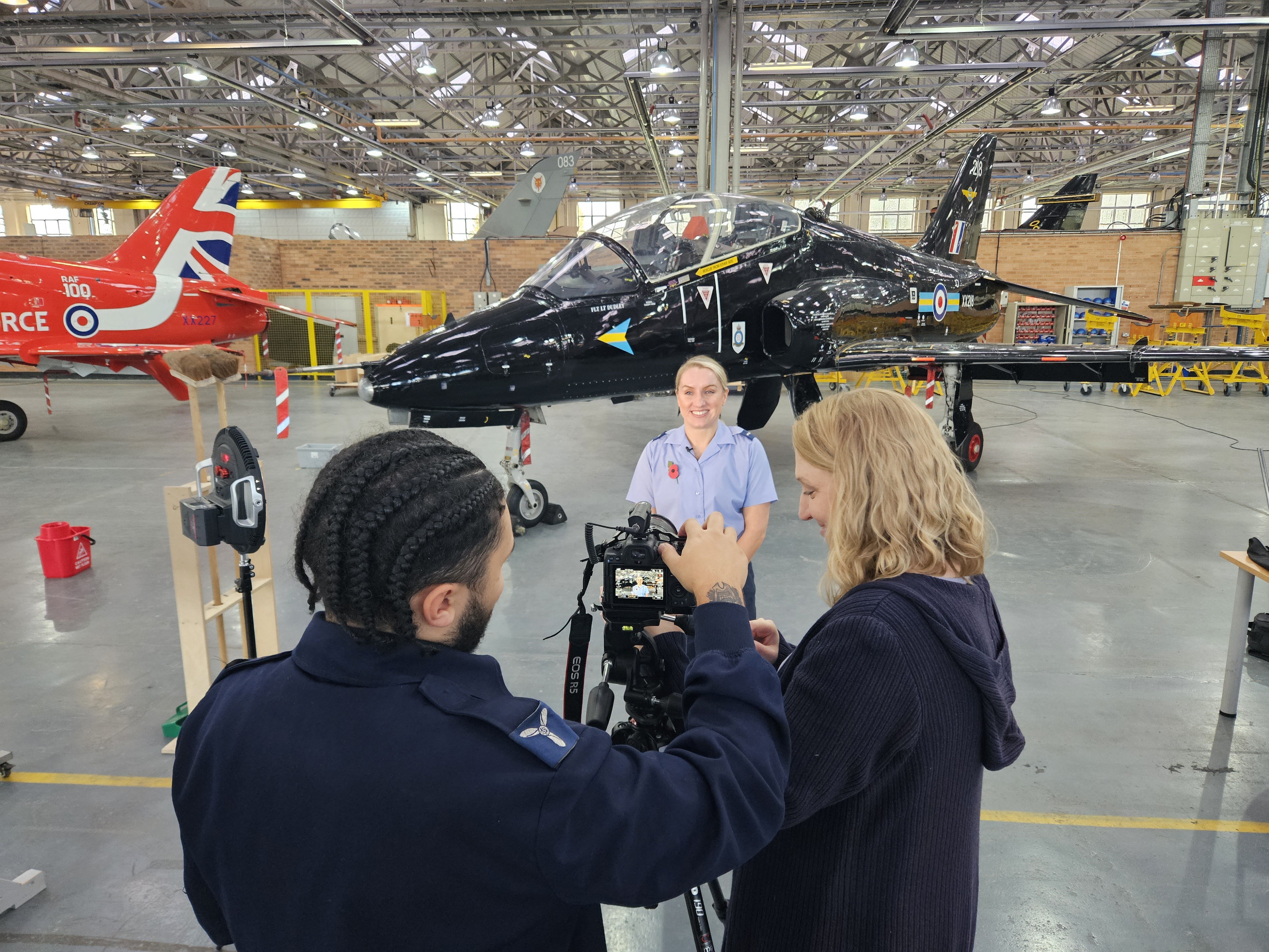 AS2 Heather waiting for the go by the RAF Cosford Media Team