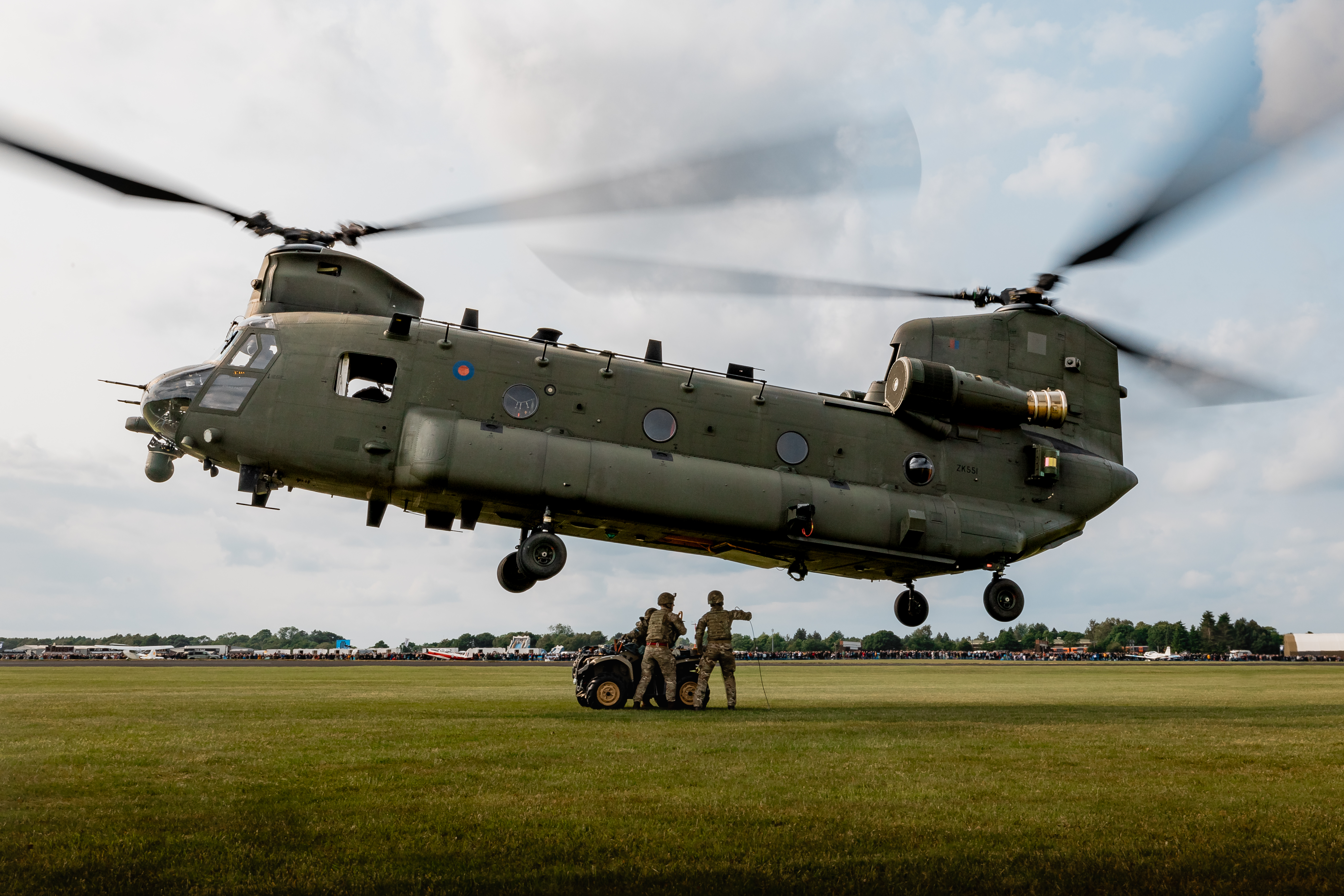 RAF Chinook Role Demonstration at RAF Cosford Air Show 2025