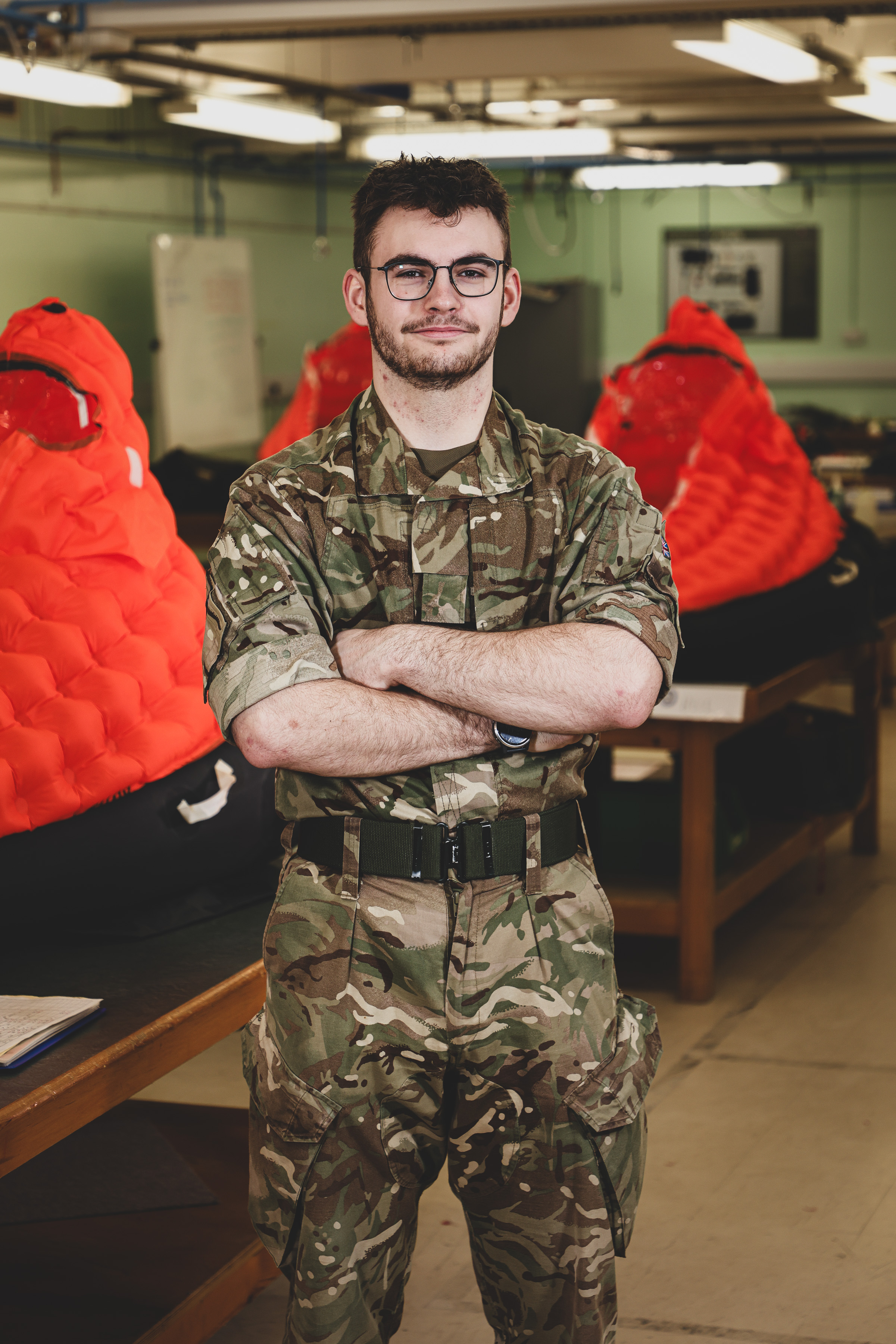 AR Cartwright is stood within No2 School of Technical Training, RAF Cosford