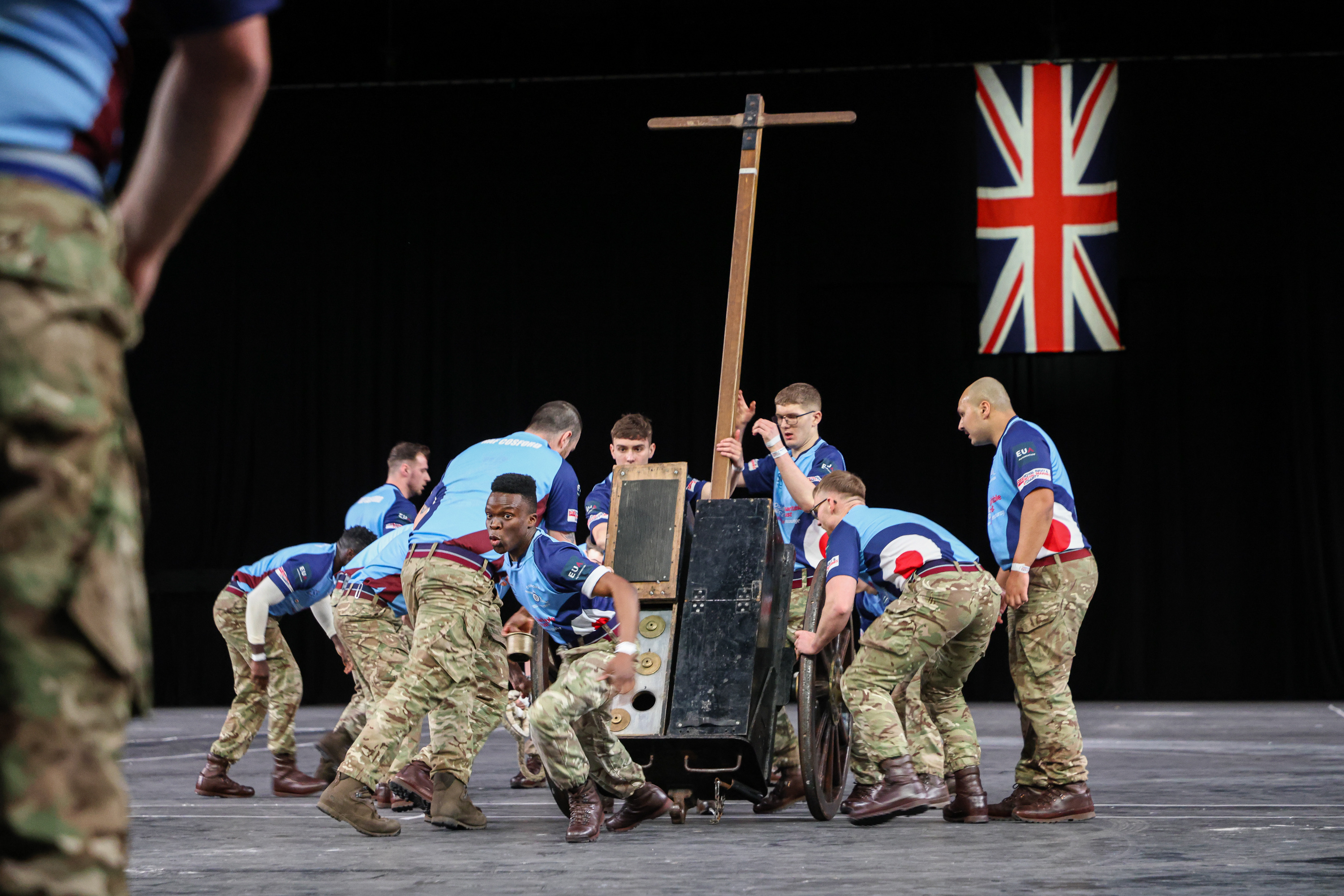 RAF Cosford Field Gun crew during their competition
