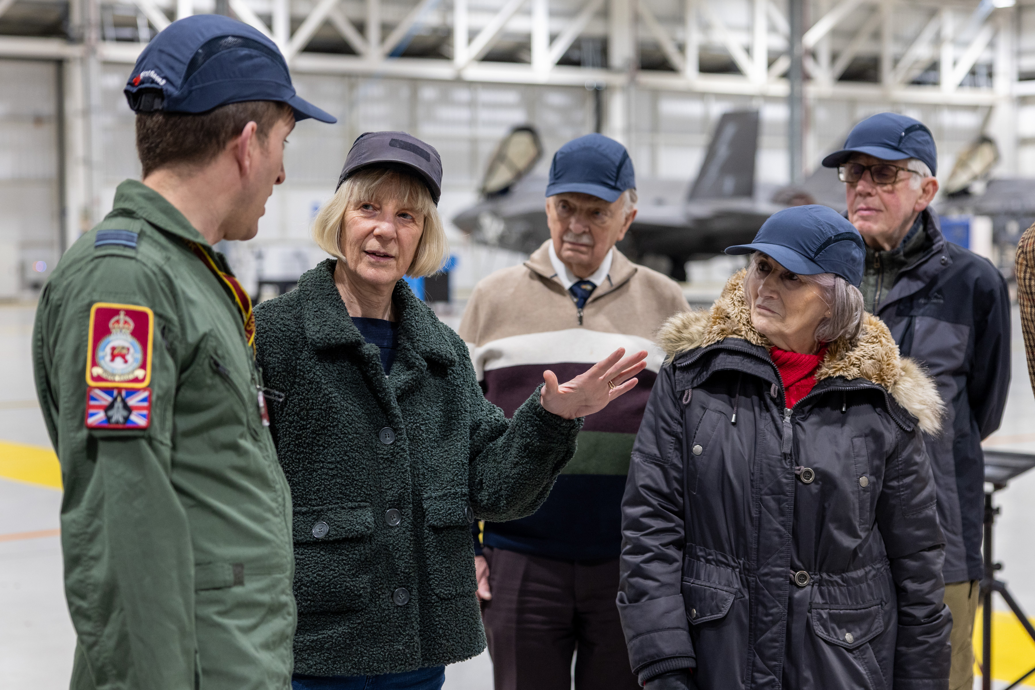International Bomber Command Centre visitors talking