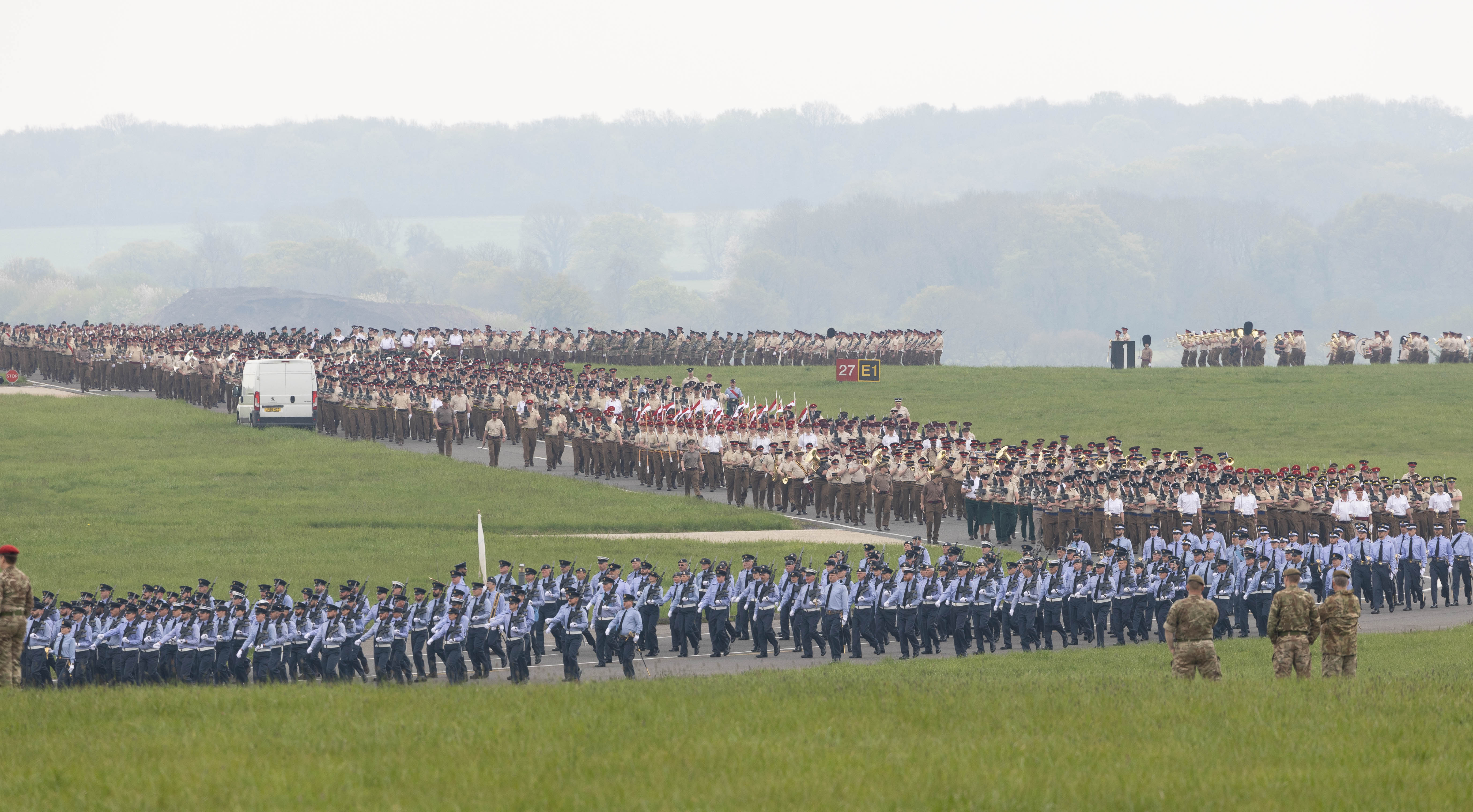7,000 troops from across the three Services made an impressive scene at RAF Odiham.