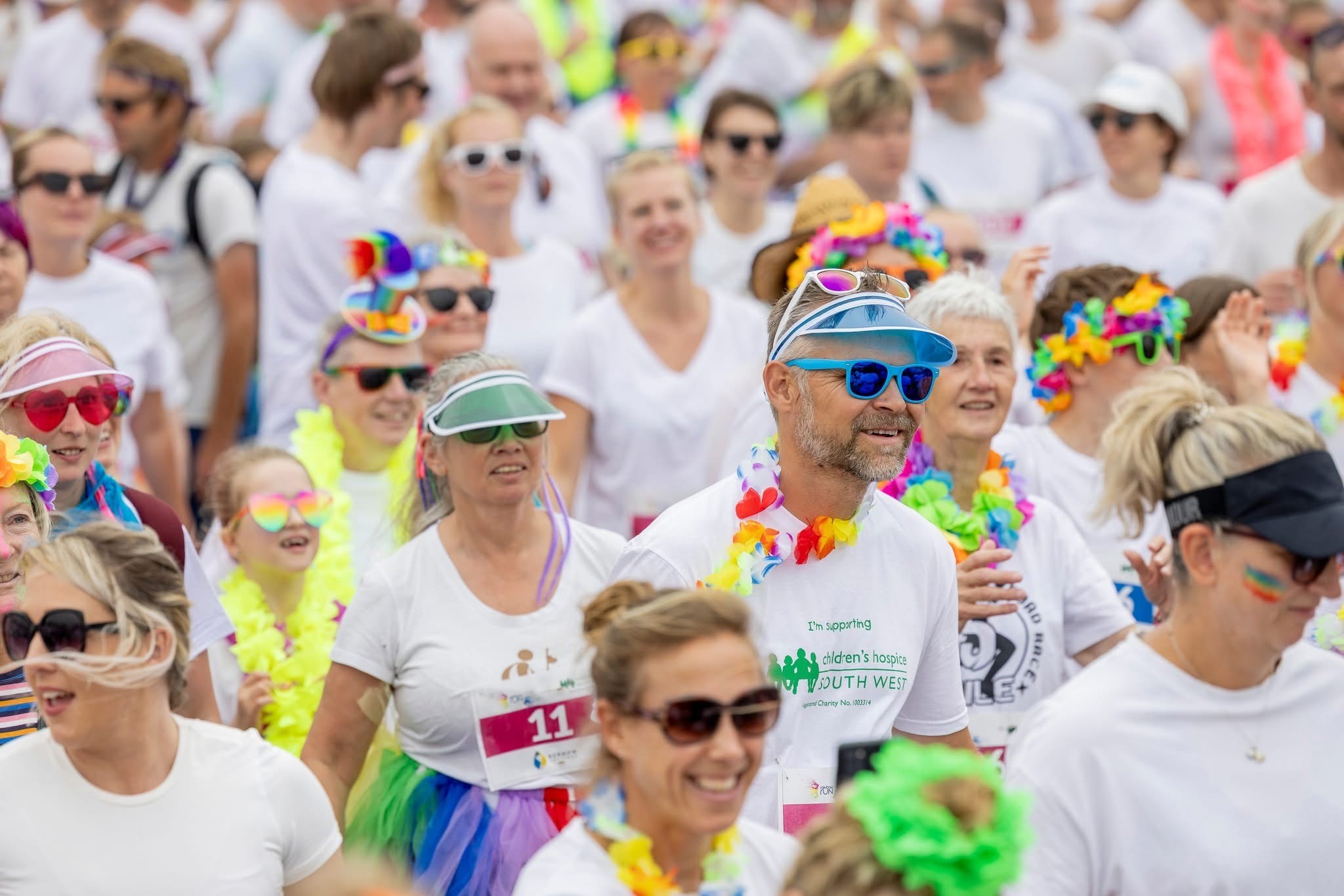 Cornwall s Rainbow Run Transforms RAF St Mawgan Into A Kaleidoscope Of 