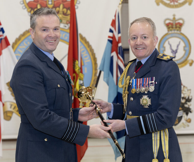 Firmin Sword of Peace being delivered by the Chief of the Air Staff