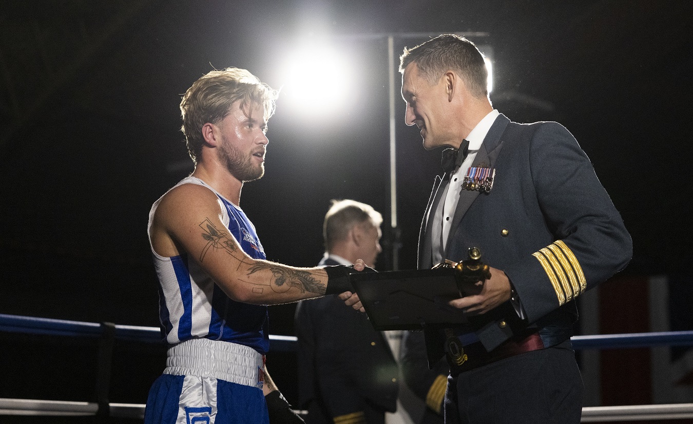 AS1 Alex Masterman won his bout, but also the best boxer award.
