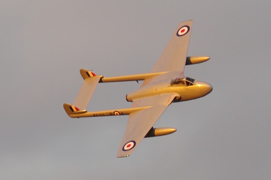 Vampire in RAF colours