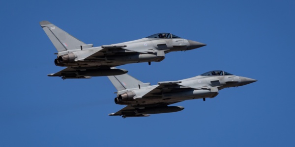 RAF Typhoons arrive in Romania to resume NATO Air Policing Mission ...