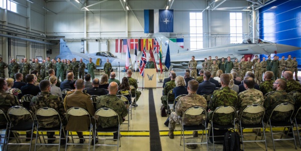 NATO Baltic Air Policing Mission Rotation Ceremony | Royal Air Force
