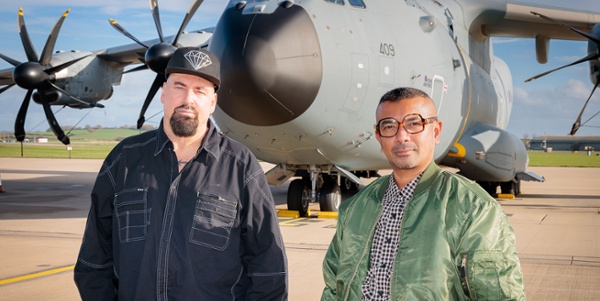 raf brize norton welcomes eco pioneers vin and omi | Royal Air Force