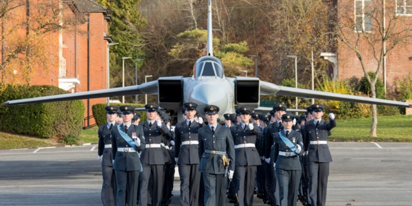 DOUGLAS INTAKE BRAVE THE AUTUMN CHILL | Royal Air Force
