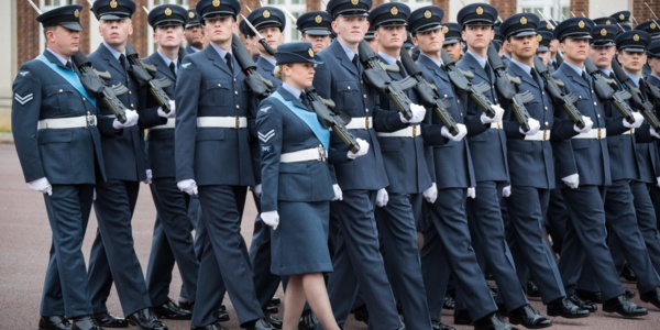 BECKETT INTAKE AND B SQUADRON MAKE HISTORY | Royal Air Force