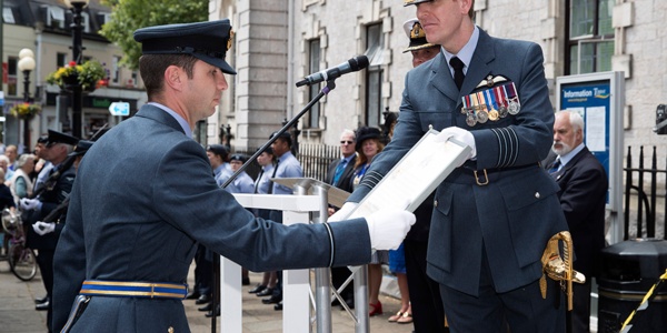 RAF Brize Norton Receives Freedom of Torbay | Royal Air Force