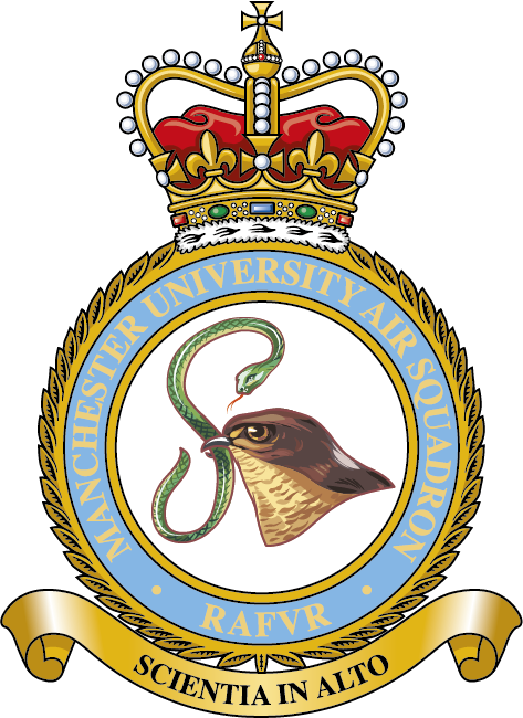 Crest for Manchester and Salford Universities Air Squadron